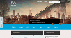 Desktop Screenshot of newtimetable.metrotrains.com.au