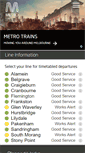 Mobile Screenshot of newtimetable.metrotrains.com.au